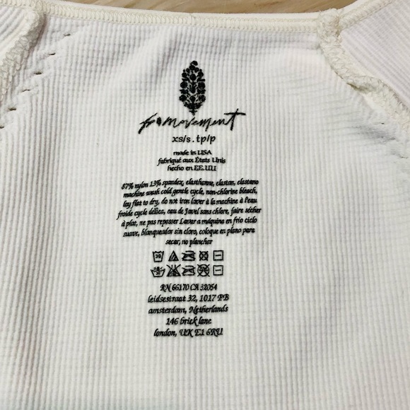 FREE PEOPLE Cut it Out Short Sleeve Top XS/S - Picture 6 of 9